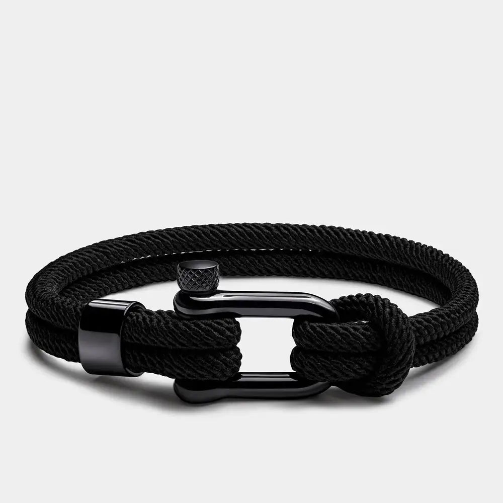 Bracelet Pour Homme | Qualité Premium | Noir | Montessero