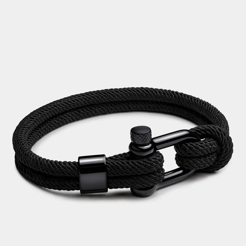 Bracelet Pour Homme | Qualité Premium | Noir | Montessero