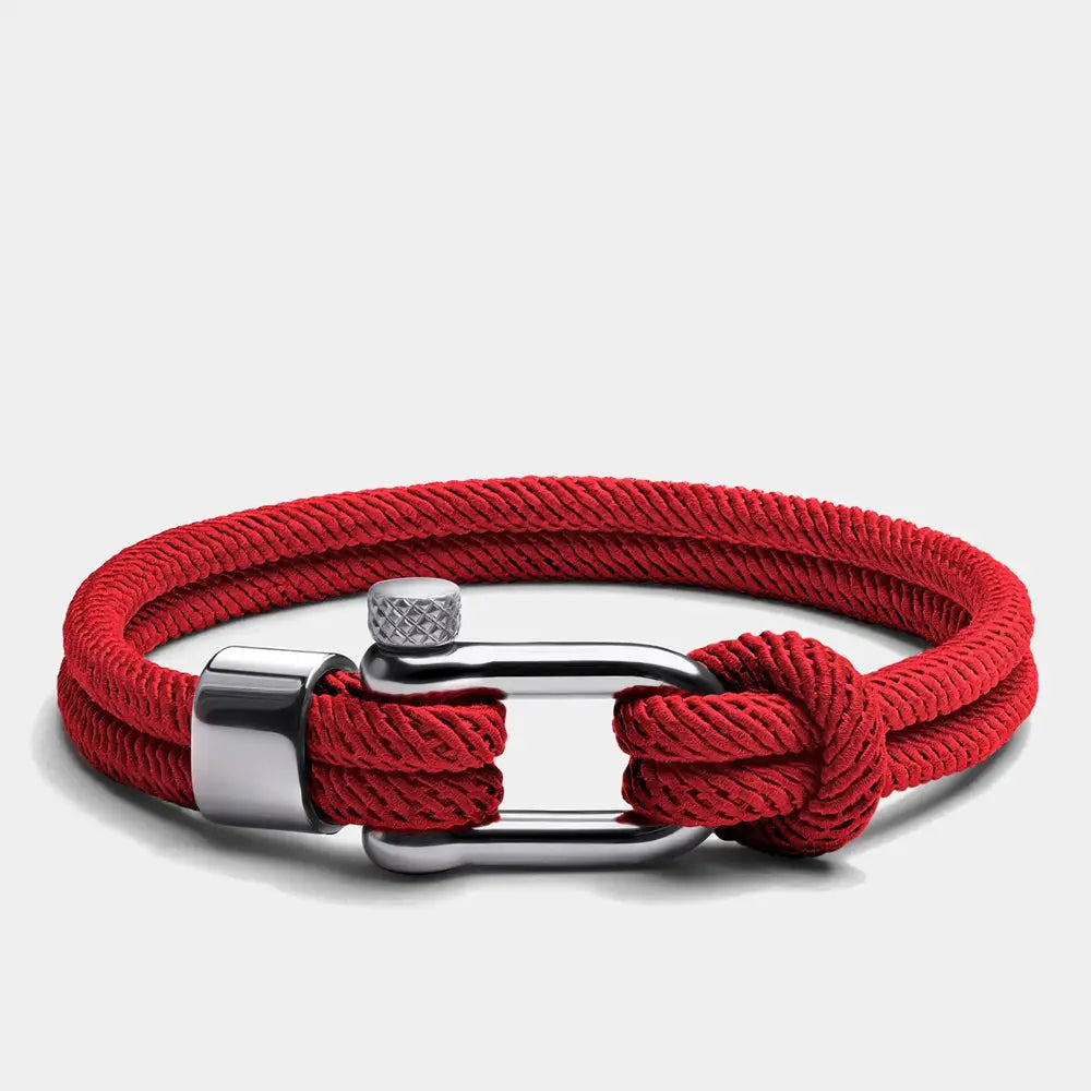 Bracelet Rouge Homme | Qualité Premium | Montessero